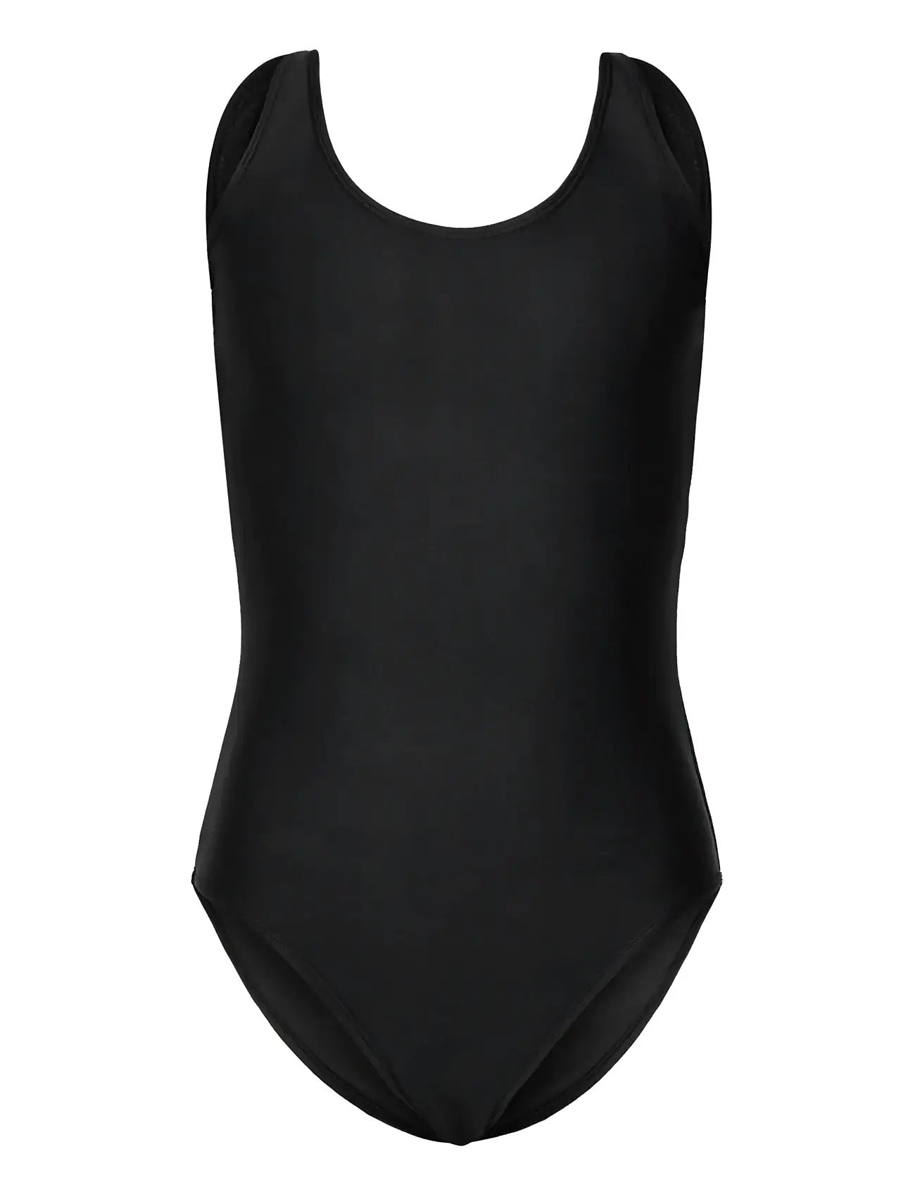 Rosemunde Kids Rkshiitake Low Back Swimsuit, 128, Black, Badetøj > Badedragter, Børn