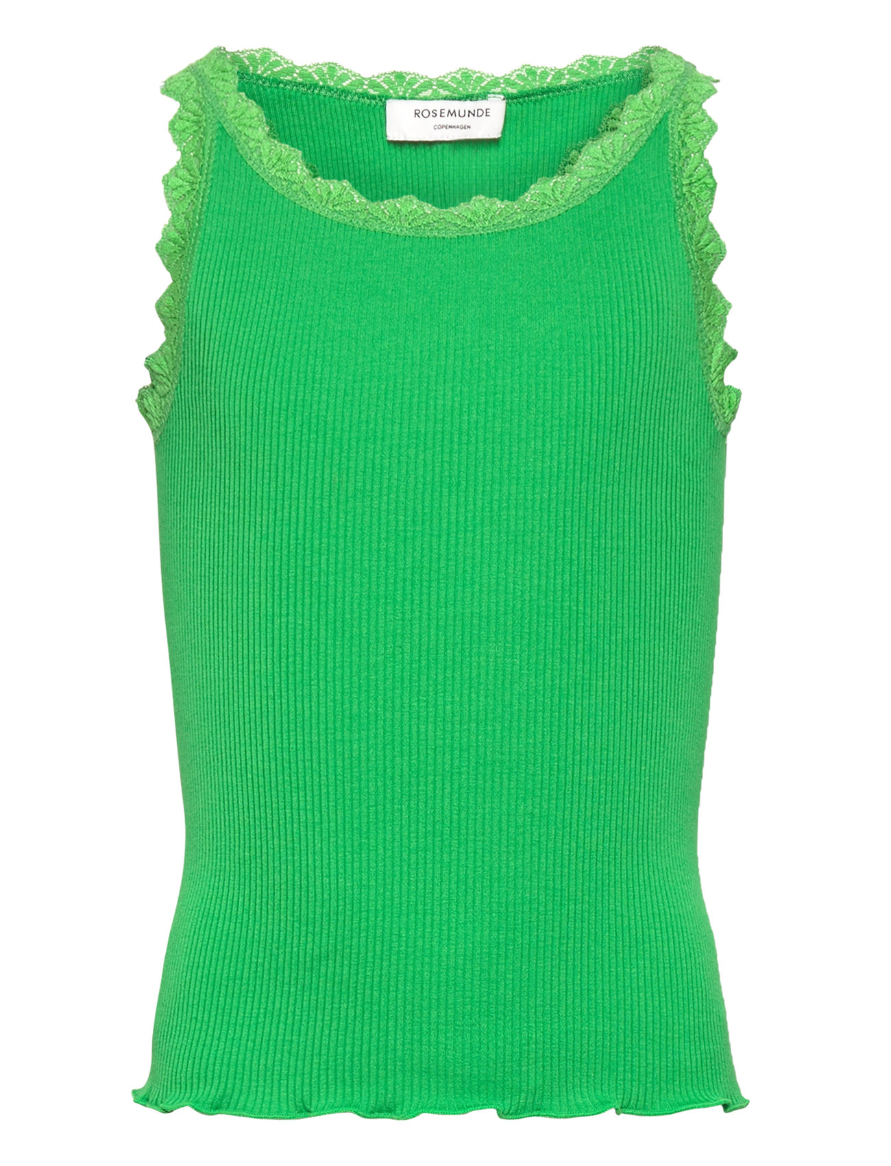 Rkbeatha Sl Top W/ Lace Green Rosemunde Kids