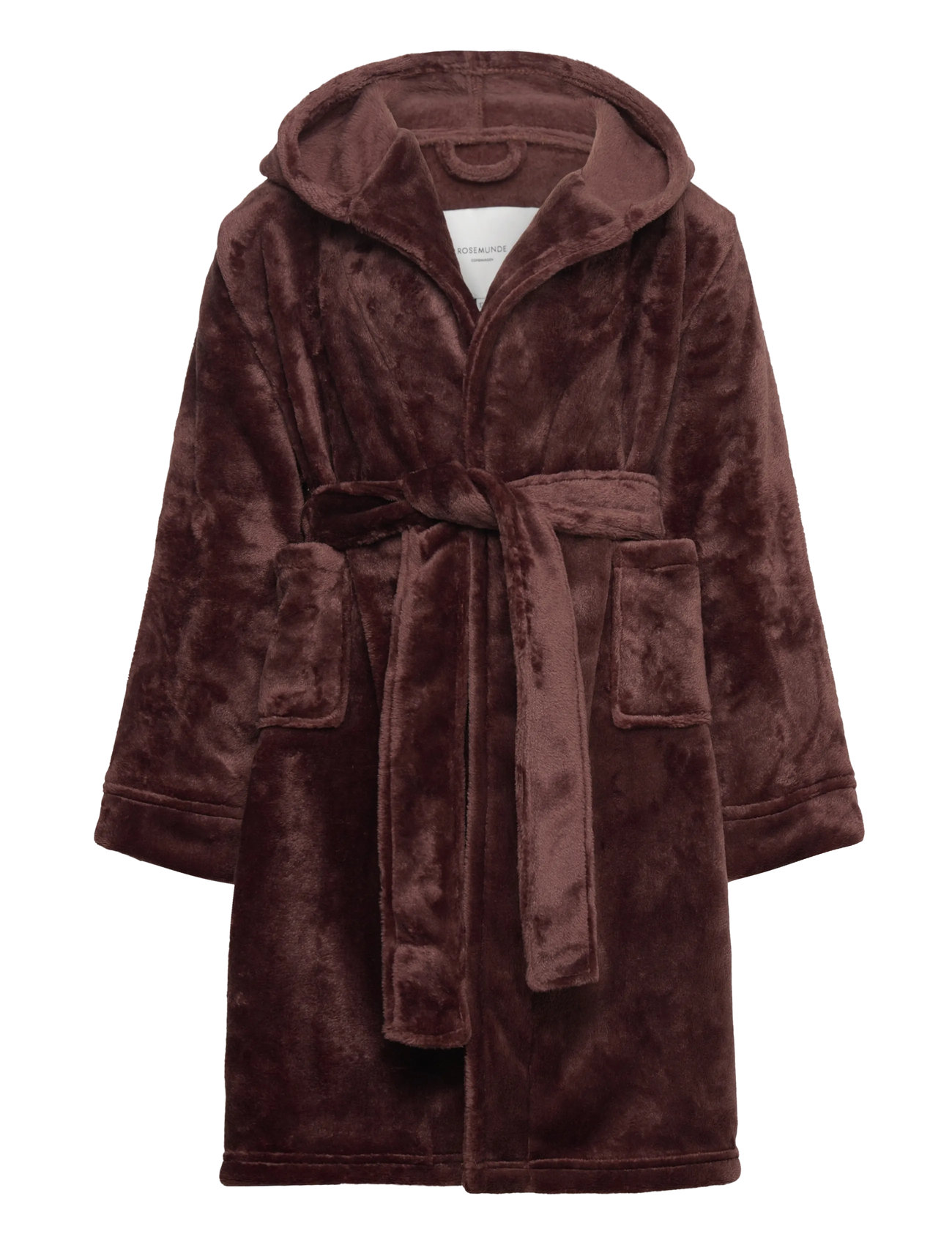 ROSEMUNDE Kinder Rhflurry Kinder Hooded Fleece Morgenmantel Braun - 164 - Kinder