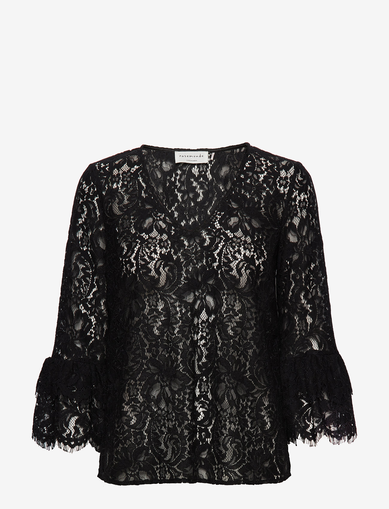 Blouse 34 S (Black) (479.60 kr) Rosemunde | Black Blouse Rosemunde Bluser - Dameklær er billig