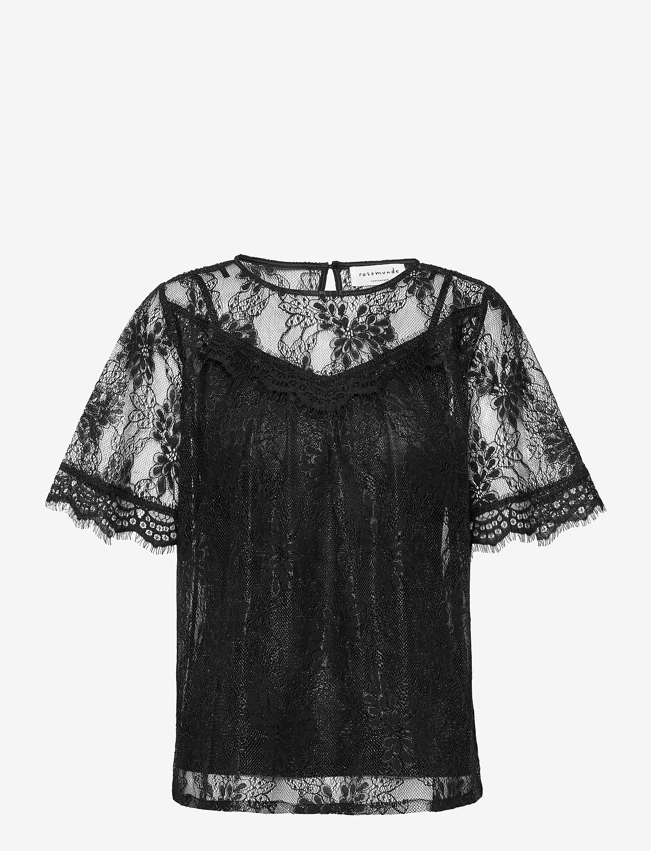 Blouse 34 S (Black) (749.25 kr) Rosemunde | Black Blouse Rosemunde Bluser - Dameklær er billig
