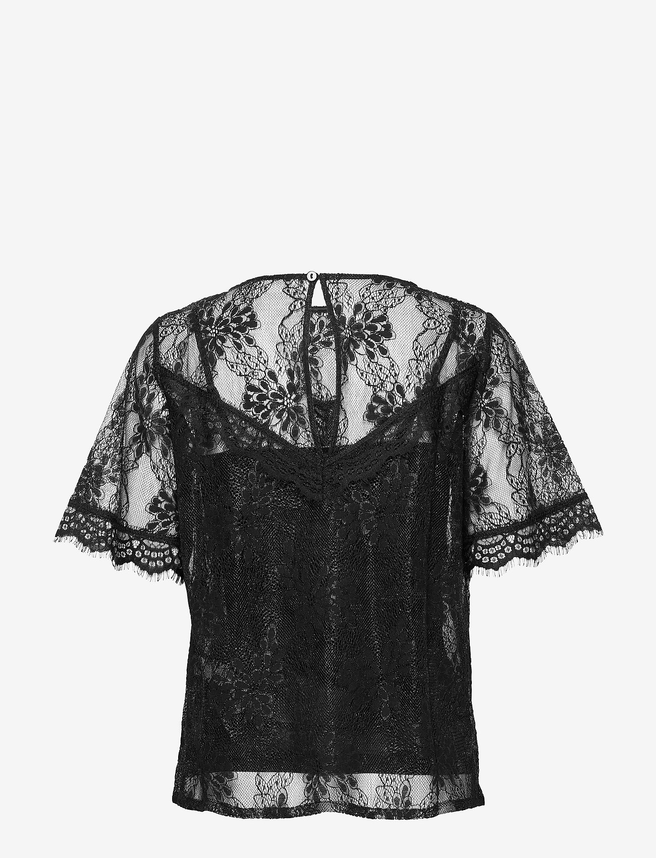Blouse 34 S (Black) (749.25 kr) Rosemunde | Black Blouse Rosemunde Bluser - Dameklær er billig