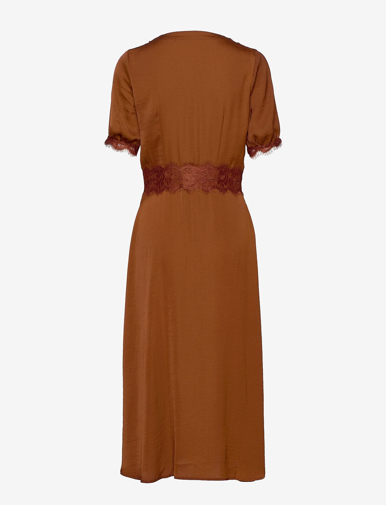 Rosemunde Dress Ss (Amber Brown), (71 
