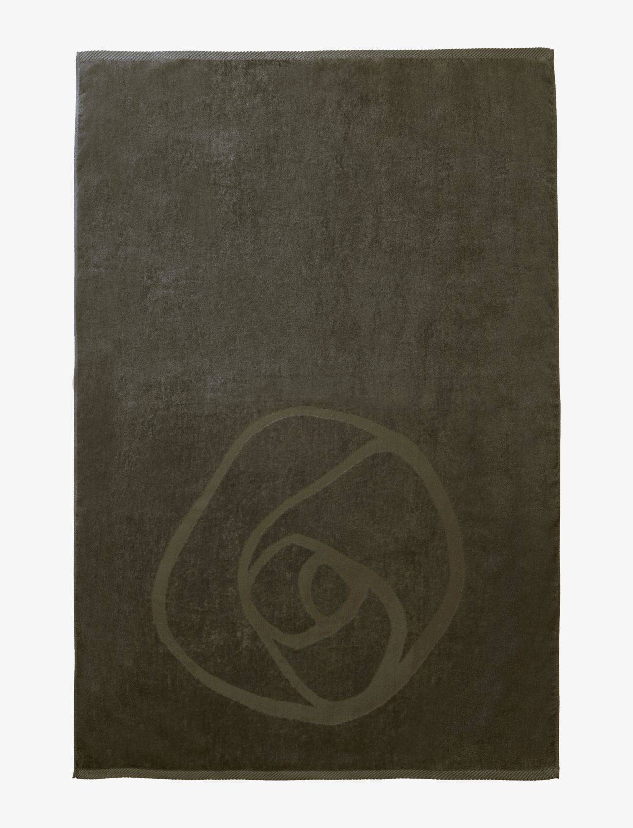 Rosemunde - towel 95x140cm - bath towels - olive night - 1