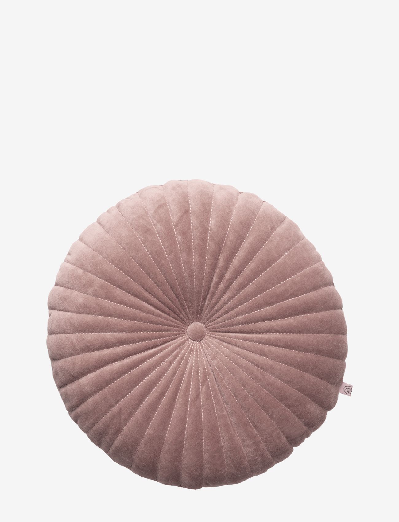 Rosemunde - Round quilt cushion 40 round - cushions - vintage powder - 0