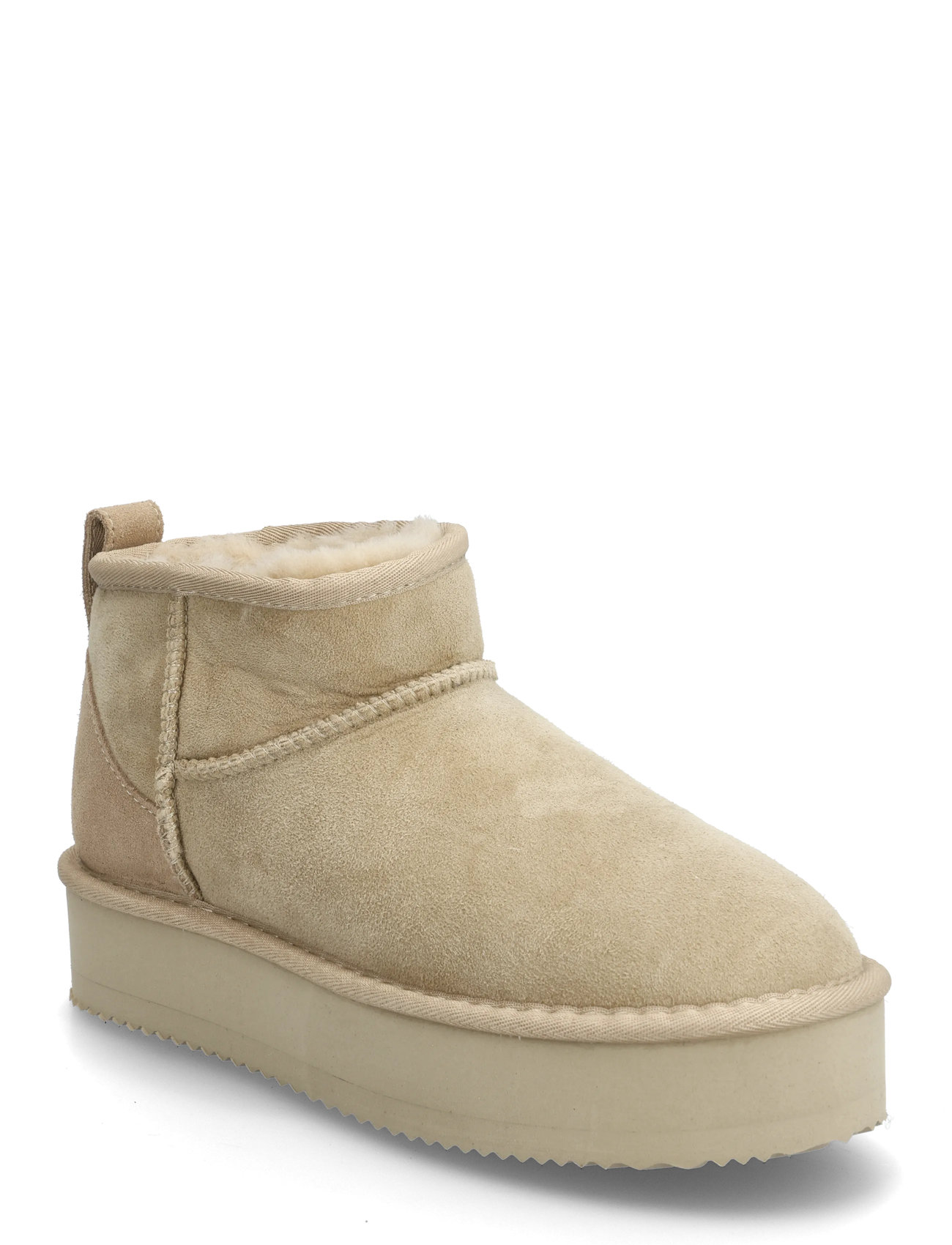 Rosemunde Rhbrisbane Shearling Plateau Boots, 42, Cream, Sko > Vintersko, Dame