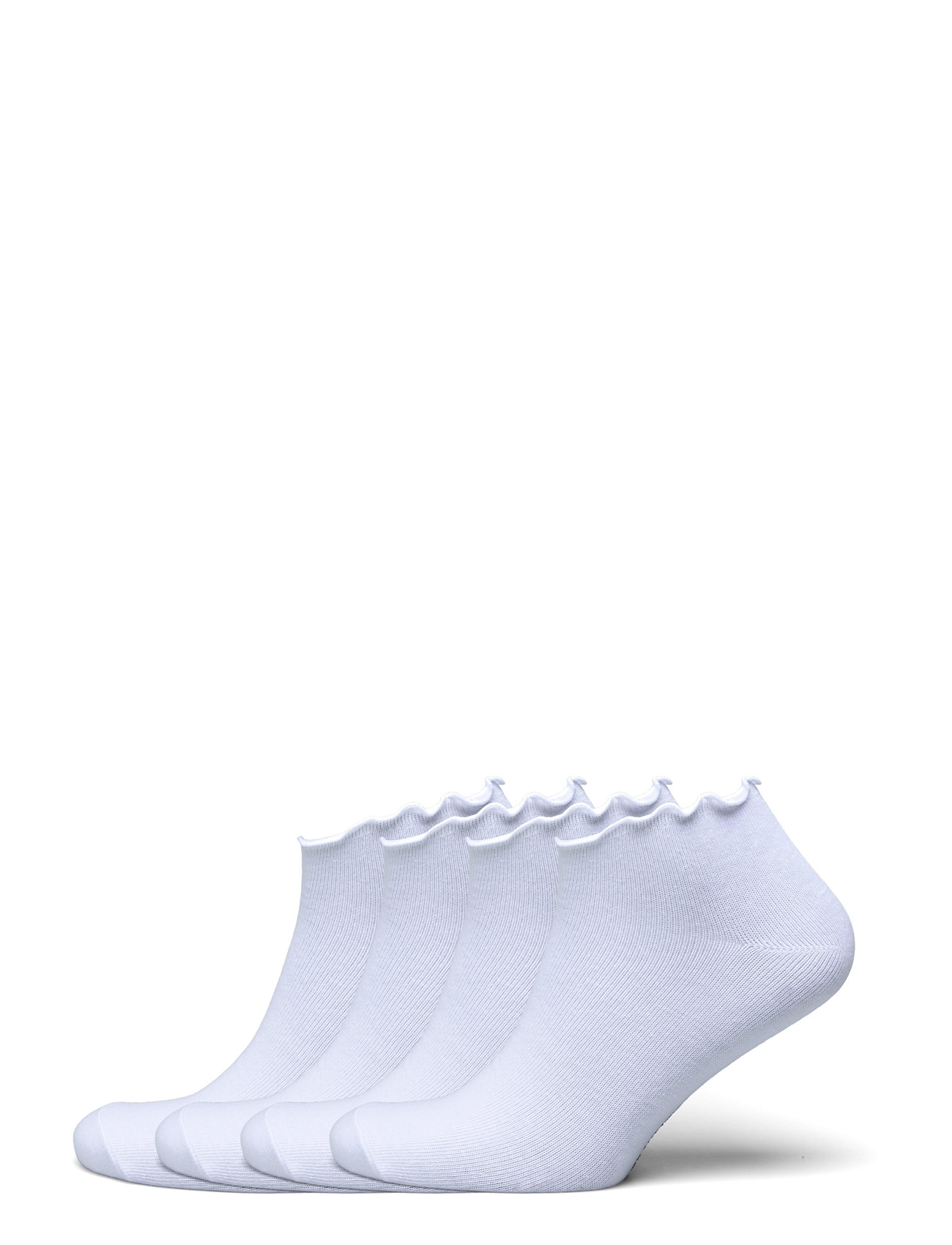 Rhatlanta Footie Socks - 4-Pack Lingerie Socks Footies-ankle Socks White Rosemunde