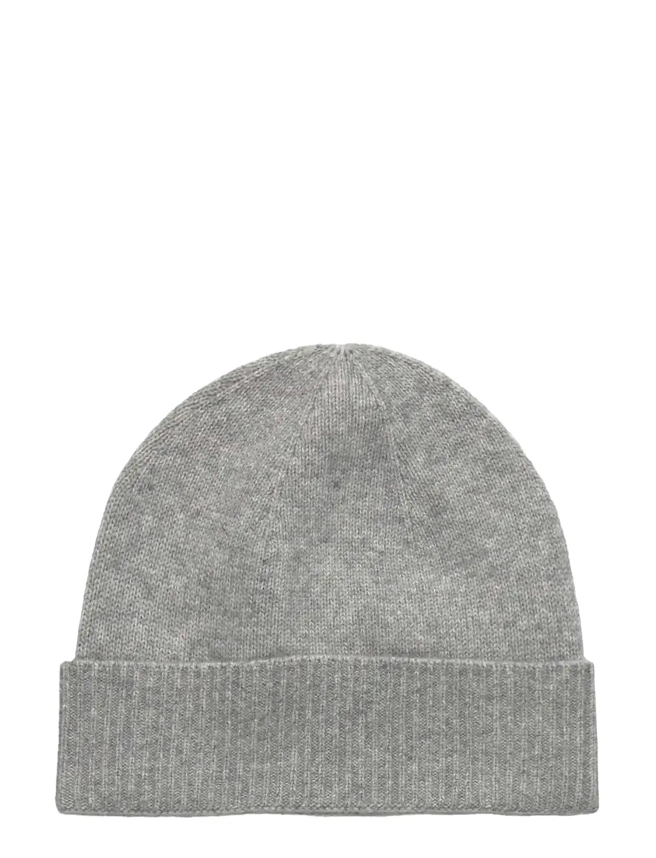 Rosemunde Rwlaica Cashmere Beanie, One Size, Grey, Hovedbeklædning > Huer, Dame