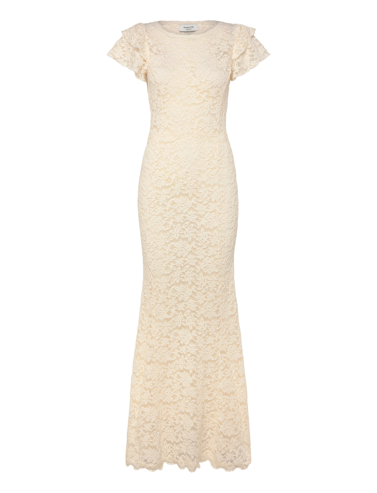 Rosemunde Rwdelicia Ss Long Bridal Dress, M, Cream, Kjoler > Maxikjole, Dame