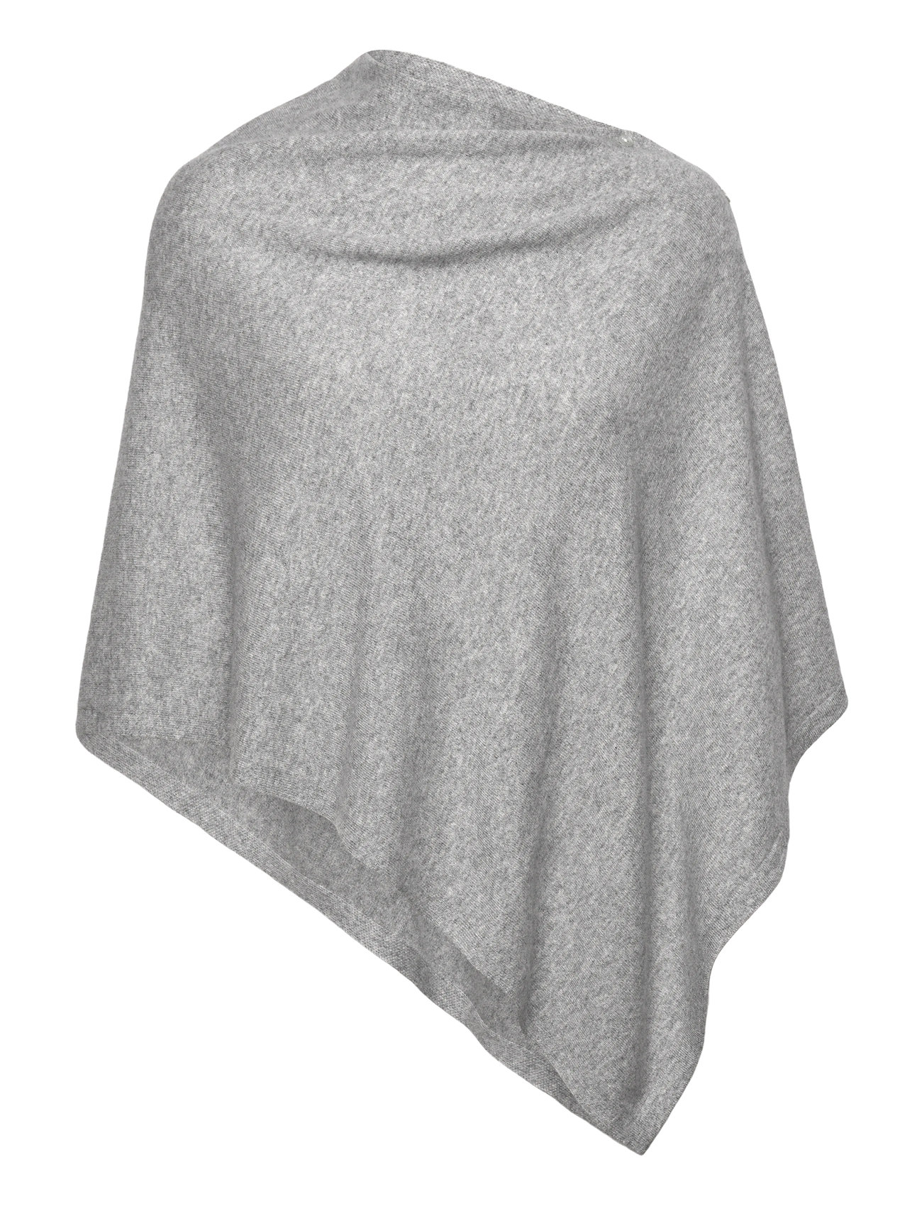 Rosemunde Rwlaica Cashmere Poncho, One Size, Grey, Strik > Ponchoer, Dame