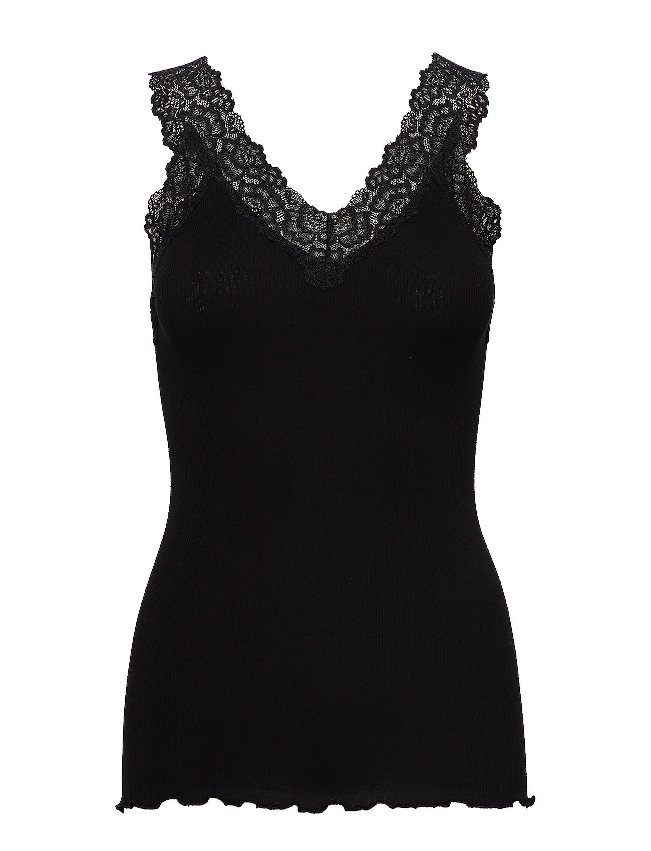 Rwbernadine Sl Lace Top Black Rosemunde