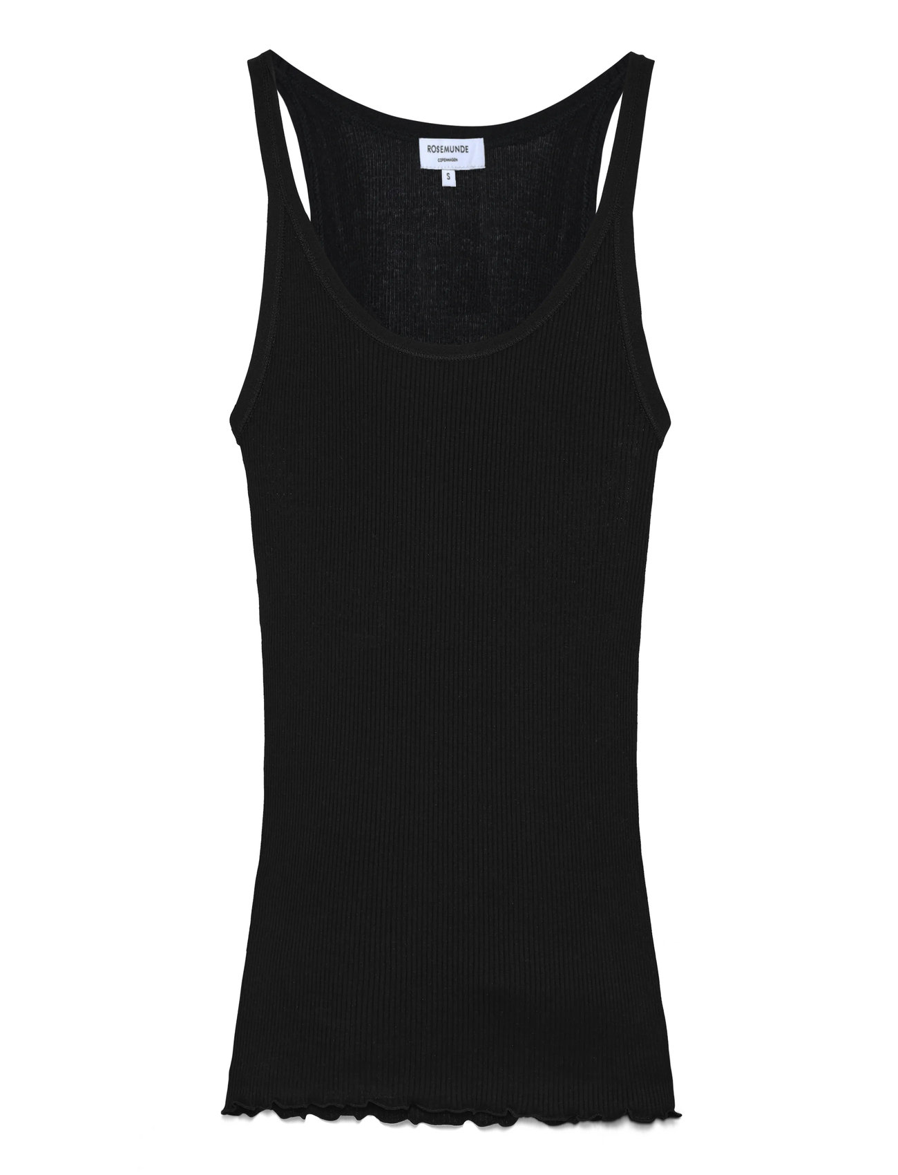 ROSEMUNDE Rwbelle Silk U-Neck Strap Elastic T Schwarz - M - Damen