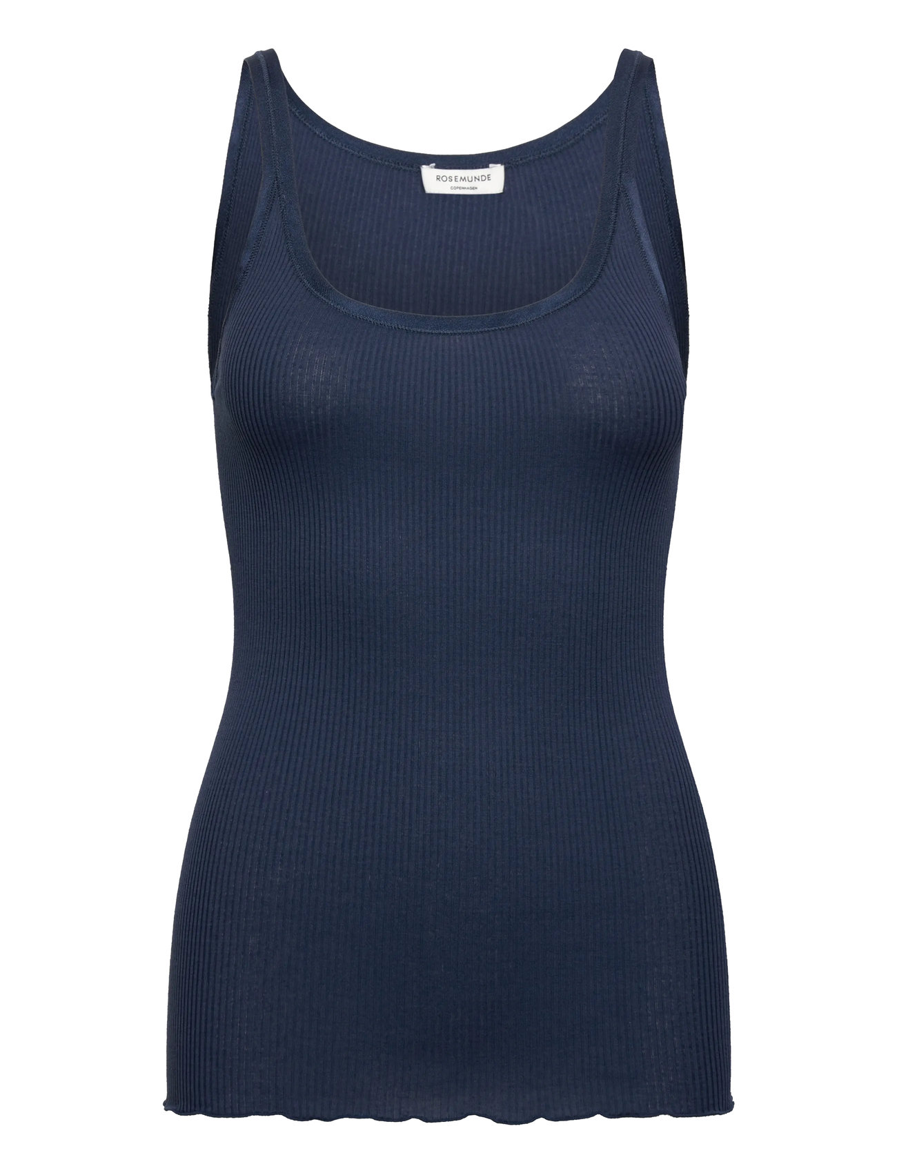 ROSEMUNDE Rwbelle Silk U-Neck Strap Elastic T Navy - S - Damen