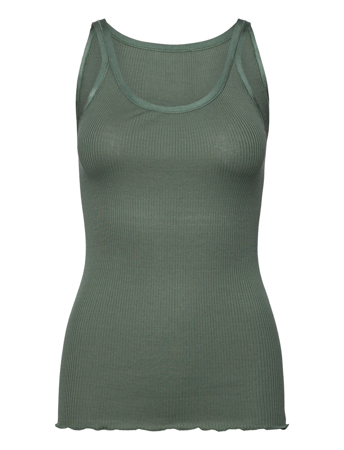 ROSEMUNDE Rwbelle Silk U-Neck Strap Elastic T Grün - XL - Damen