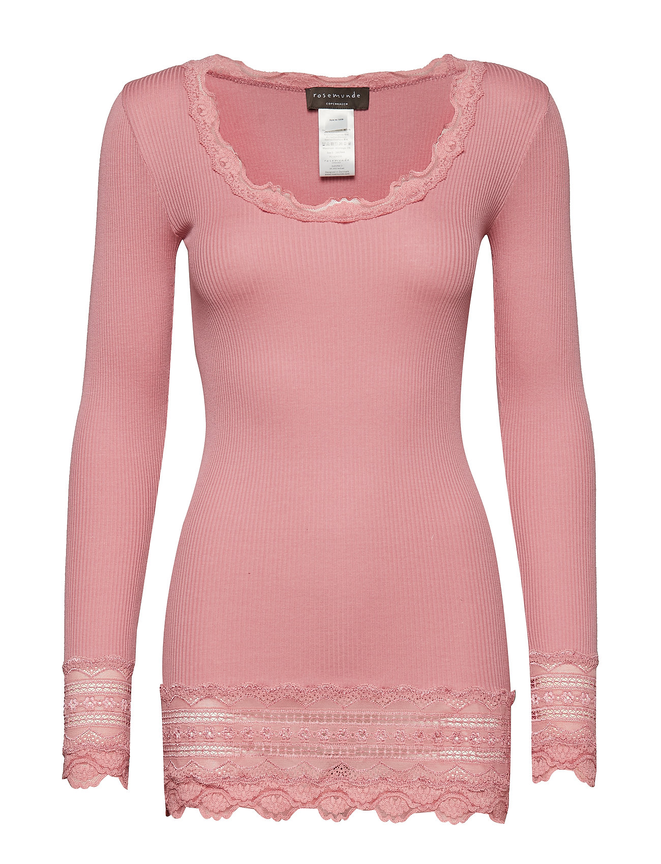 Silk T Shirt Medium Ls Wwide Lace T Shirts Tops Long Sleeved Roze Rosemunde rosemunde kopen in de aanbieding Silk T Shirt Medium Ls Wwide Lace T Shirts Tops Long Sleeved Roze Rosemunde rosemunde kopen in de aanbieding