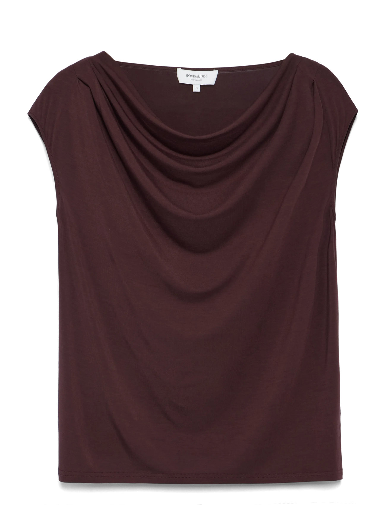 ROSEMUNDE Rwbiarritz Ss Waterfall T-Shirt Braun - S - Damen