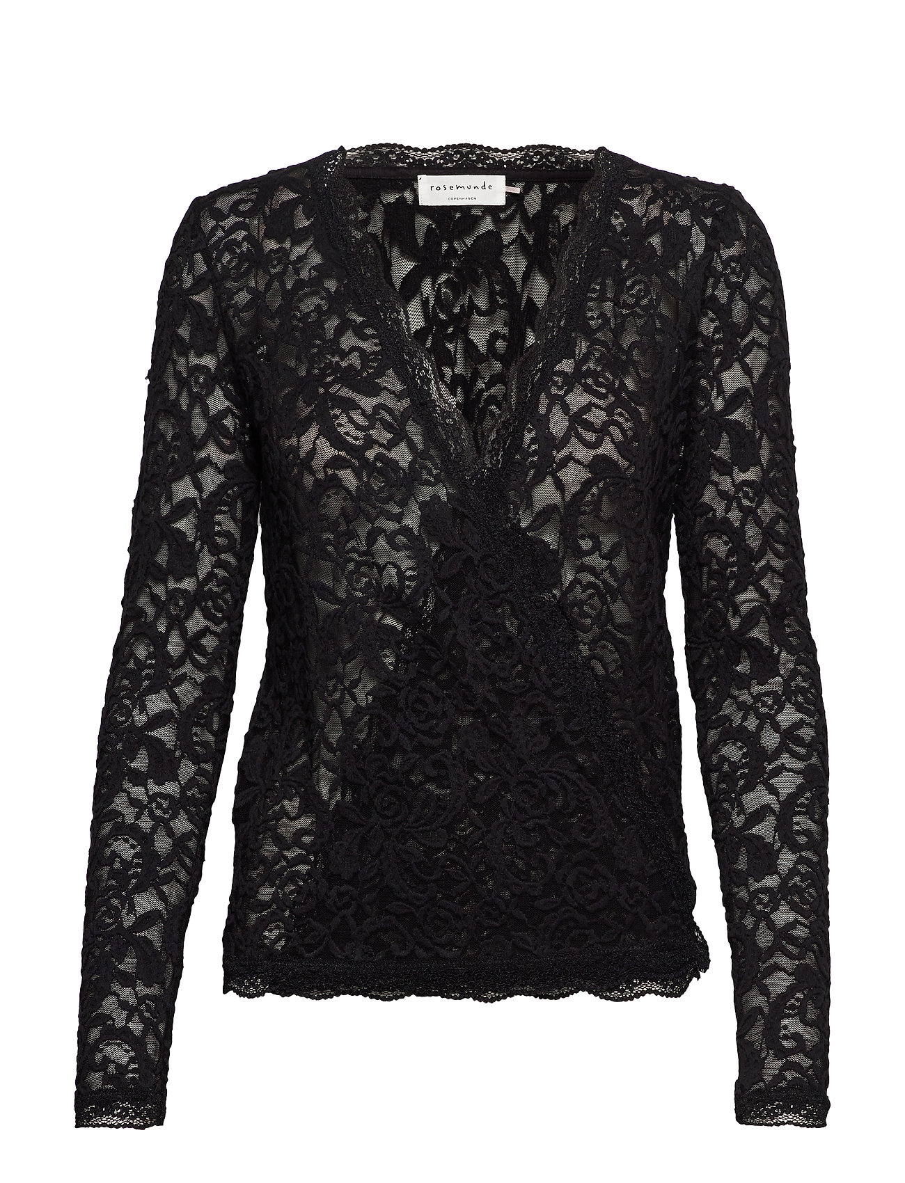 Rosemunde Cardigan Ls Stickad Tröja Svart [Color: BLACK ][Sex: Women ][Sizes: XS,S,M,L ]