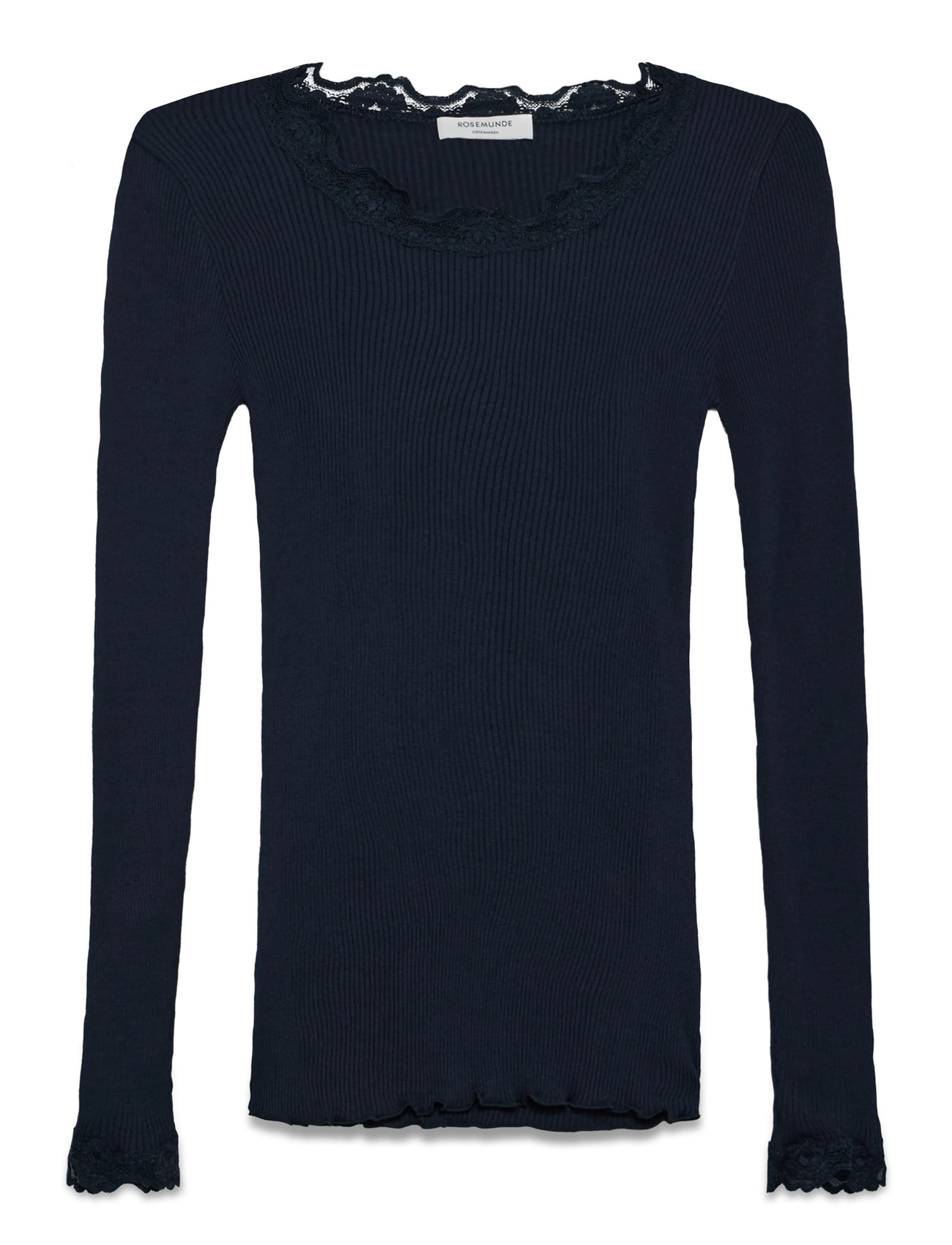 ROSEMUNDE Silk T-Shirt W/ Strickjacke Navy - M - Damen