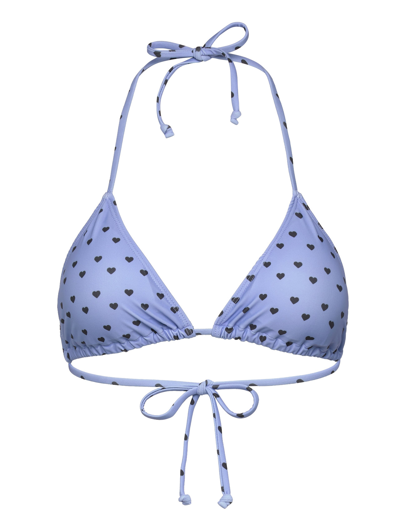 Rosemunde Triangle Bikini Top Blå