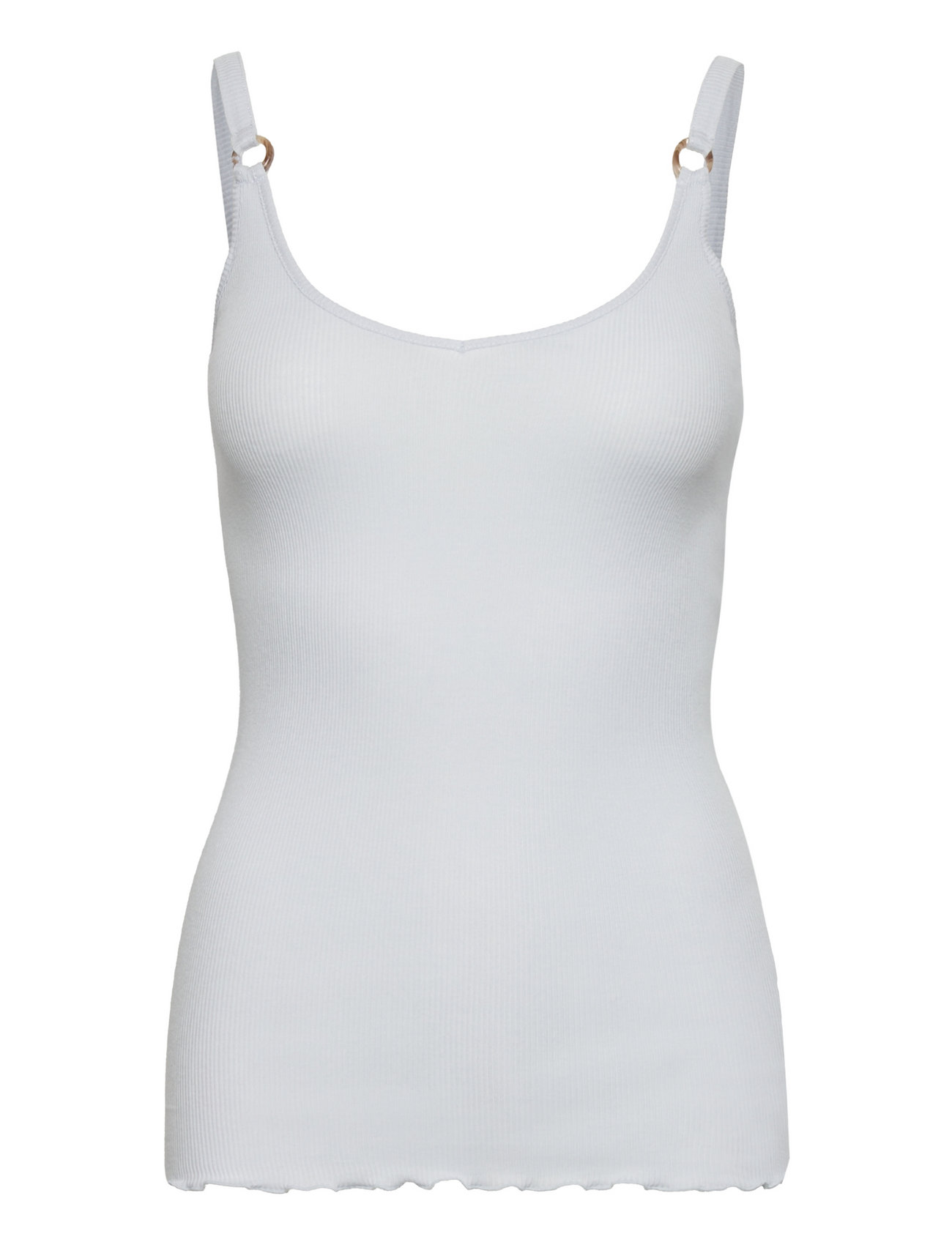 Organic Strap Top Blue Rosemunde