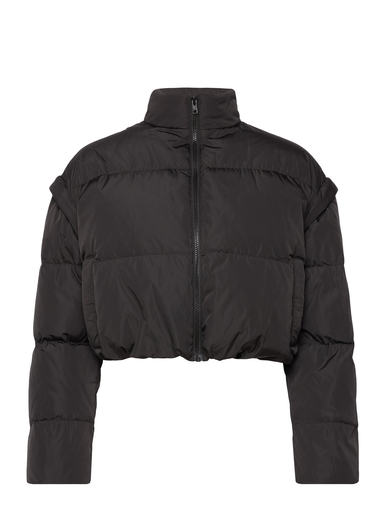 Detachable Down Puffer Jacket Black Rosemunde