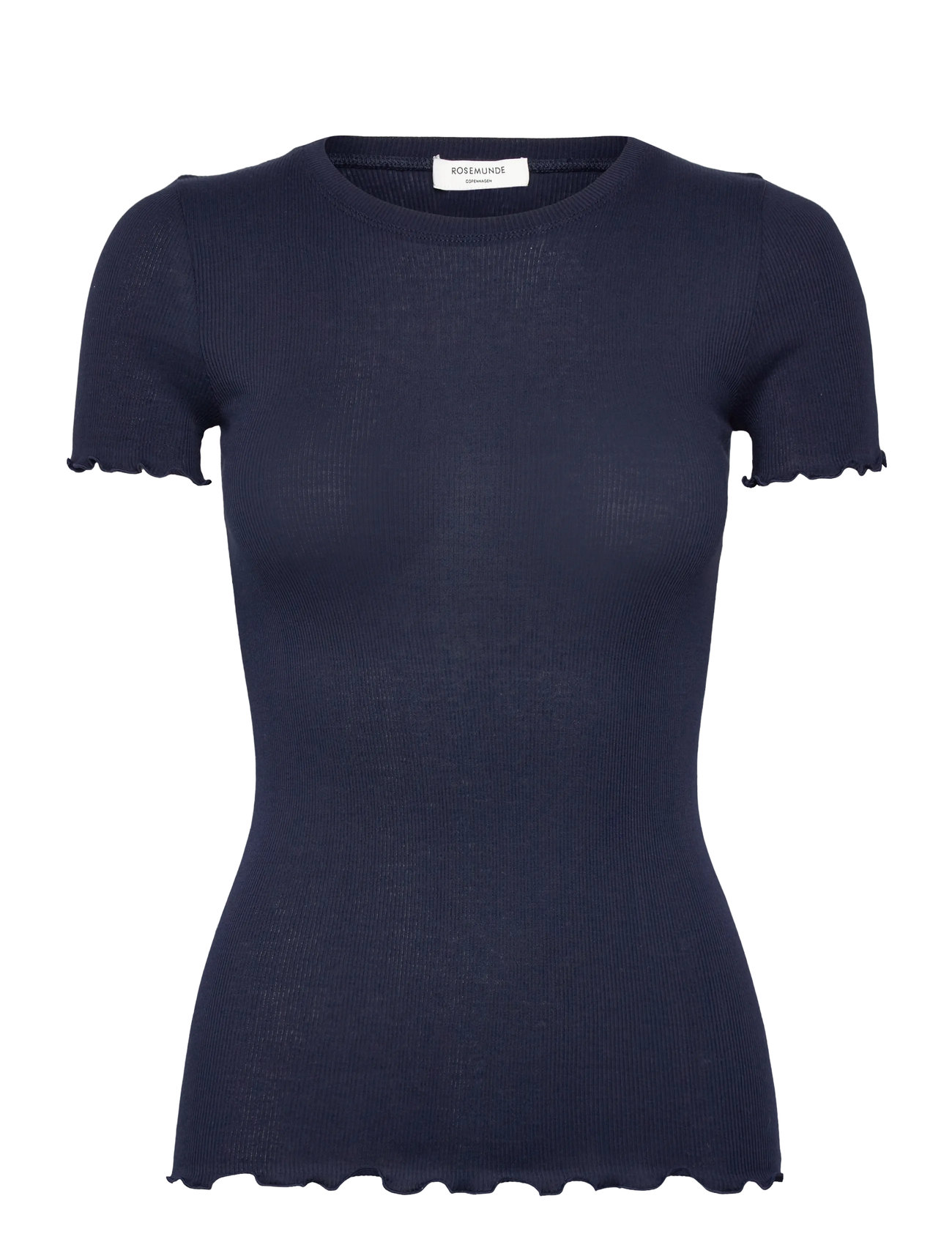 Rosemunde Organic Cotton T-Shirt, L, Navy, T-Shirts & Toppe > Kortærmede, Dame