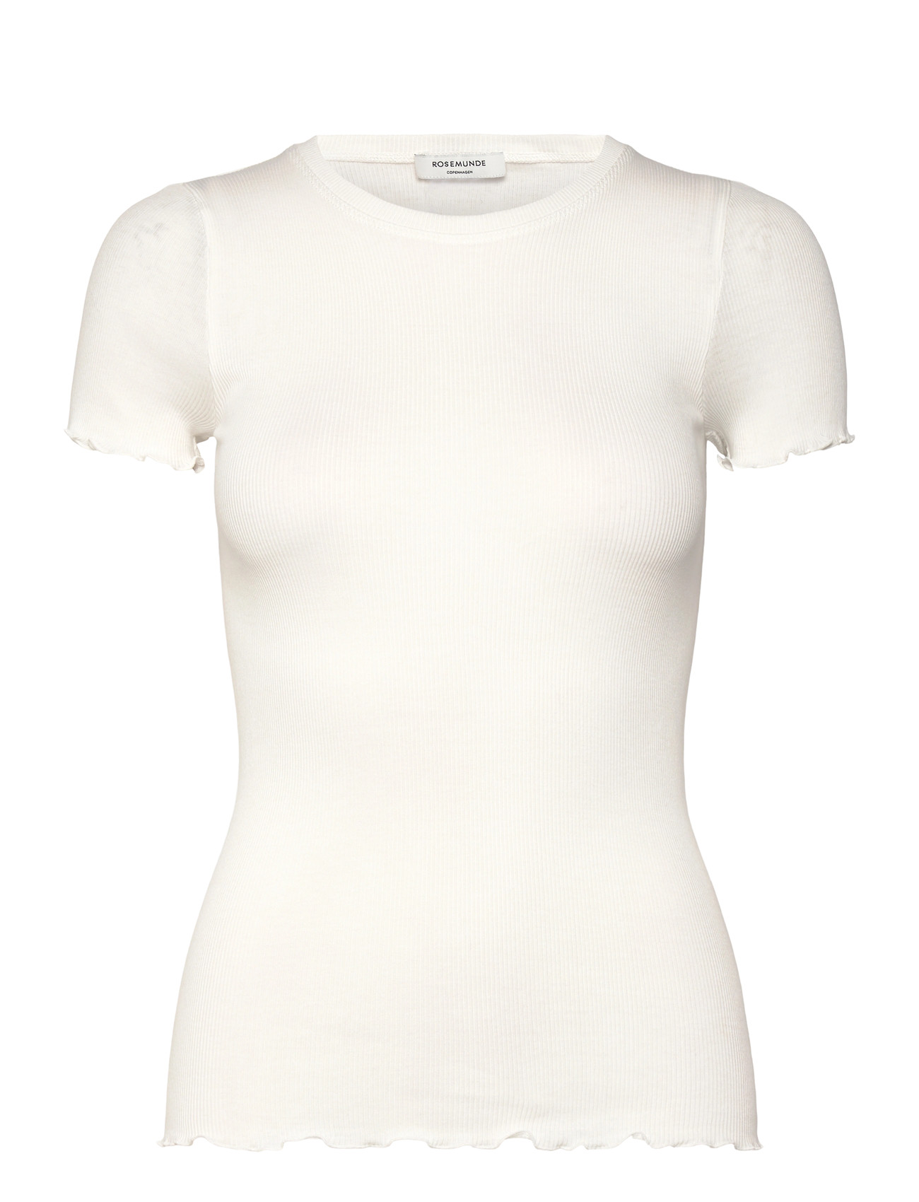 Rosemunde Organic Cotton T-Shirt, XL, White, T-Shirts & Toppe > Kortærmede, Dame