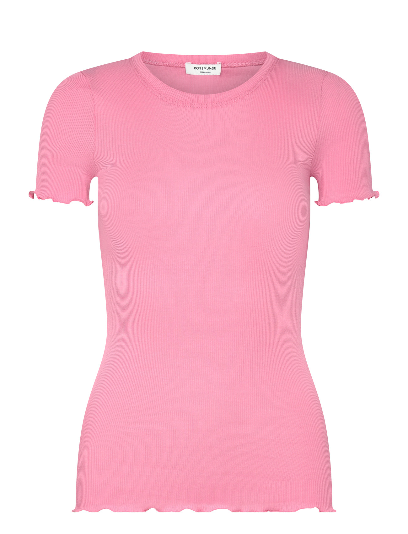 Rosemunde Organic Cotton T-Shirt, S, Pink, T-Shirts & Toppe > Kortærmede, Dame