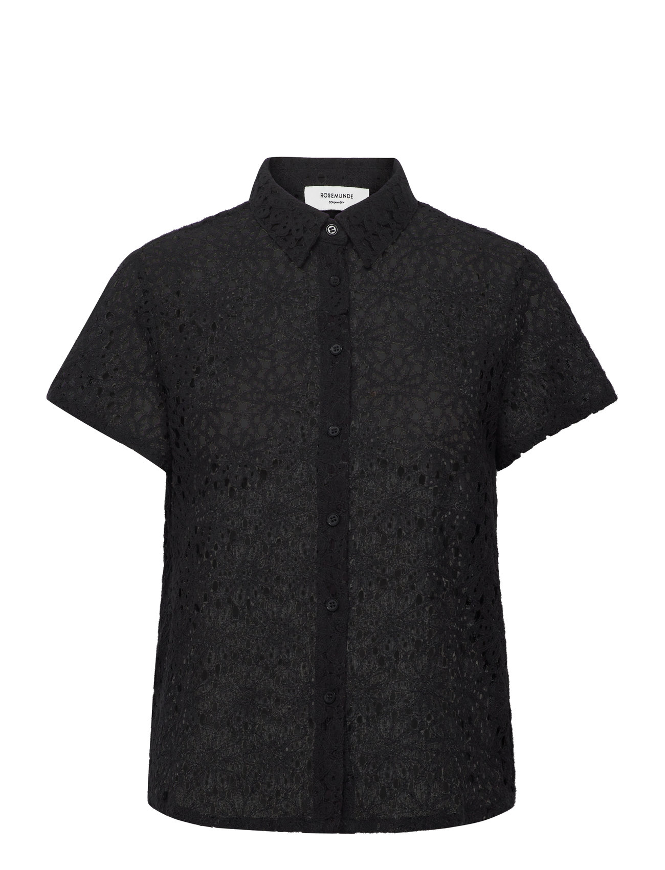 Lace Shirt Black Rosemunde