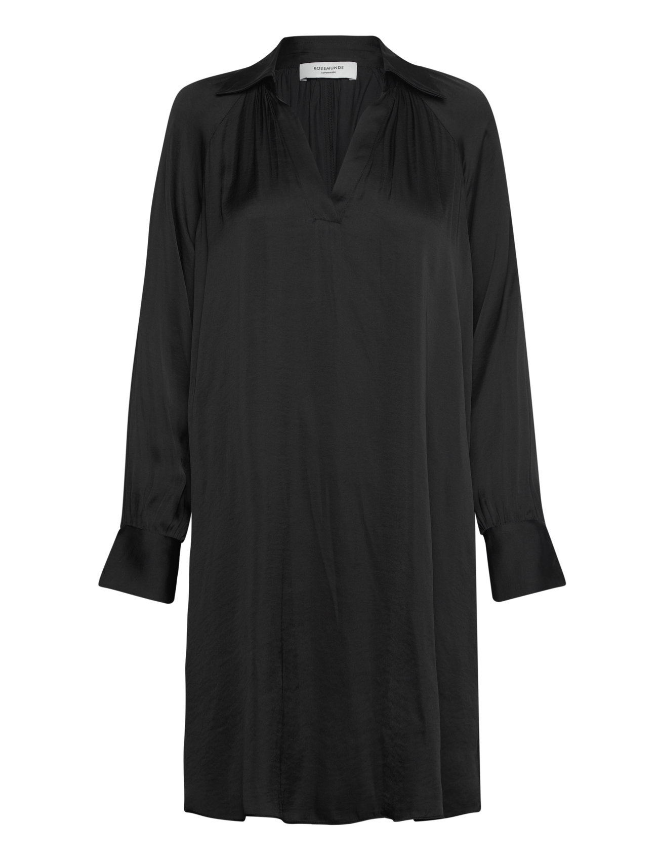 Over D Dress Knelang Kjole Black Rosemunde