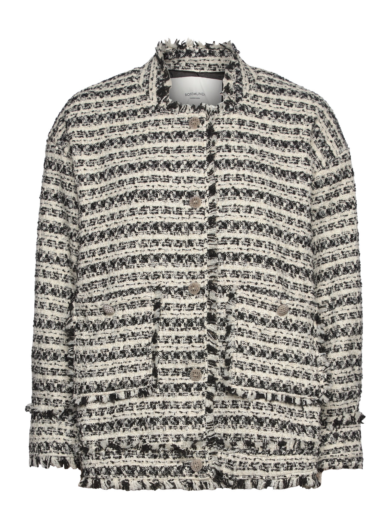 Boucl Blazer Black Rosemunde