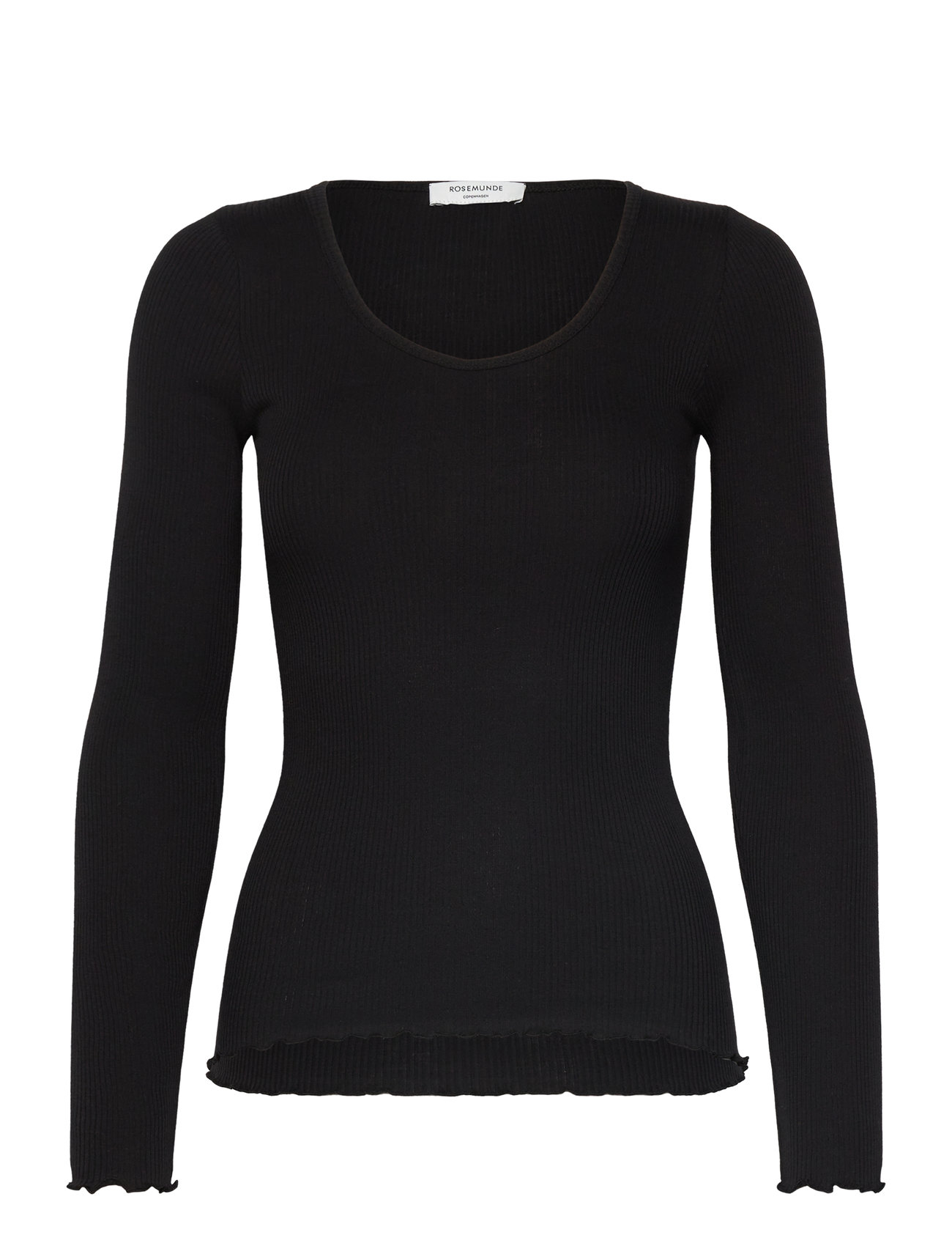 Baybay Long Sleeve Tee Black Rosemunde