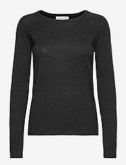 Wool & cashmere pullover - DARK GREY MELANGE