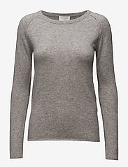 Wool & cashmere pullover - LIGHT GREY MELANGE