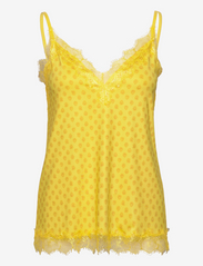 Strap top - YELLOW FATED PAISLEY PRINT