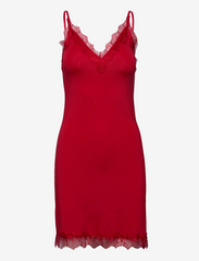 Strap dress - ROSE RED