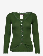 Silk cardigan w/ lace - FOREST ELF