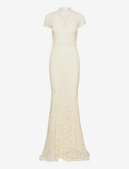 Rosemunde - Dress ss - sukienki koronkowe - ivory - 0
