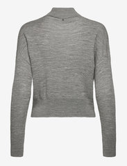 Rosemunde - Merino pullover ls - trøjer - light grey melange - 1