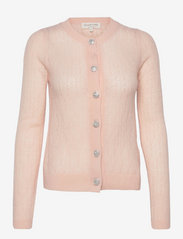 blush cashmere cardigan