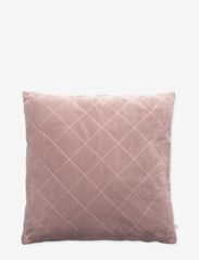 Velvet quilt cushion 50x50 cm - VINTAGE POWDER