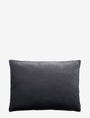 Velvet piping cushion - DARK SHADOW