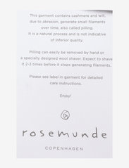 Rosemunde - Wool & cashmere cardigan ls - koftor - powder blue - 2
