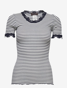 Zara T-shirt Beige M discount 72% WOMEN FASHION Shirts & T-shirts Lace openwork 