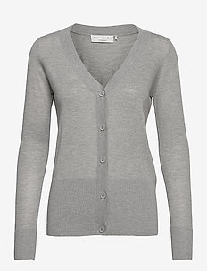 womens grey cardigan