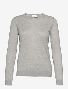Pullover ls - džemperi - light grey melange