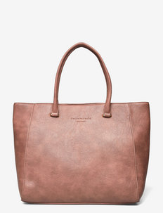 Bag - shoppers - chocolate brown gold