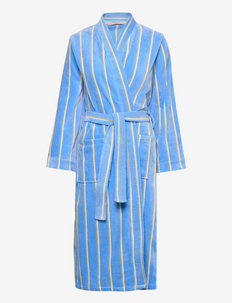 Robe - badtextiel - beach blue stripe print