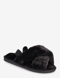 Slippers - chaussons - black
