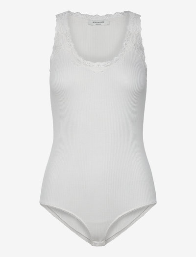 Silk bodystocking w/ lace